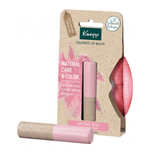Kneipp Colored Lip Balm Balzám na rty Natural Rosé 3,5 g